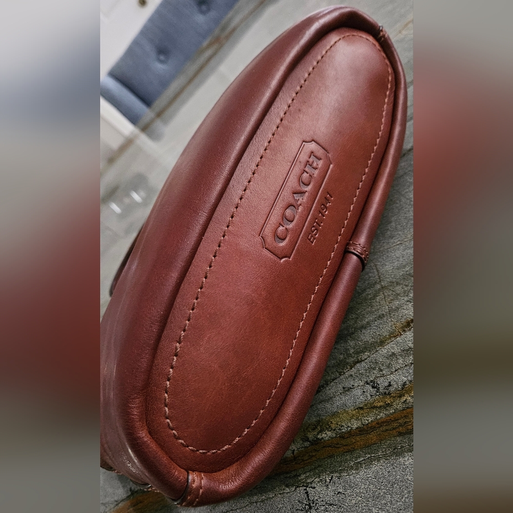 Coach Bleeker Brown Leather Shoulder Bag - Picture 11 of 11